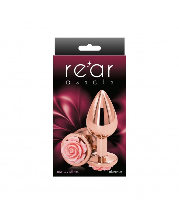 Анальна пробка NS Novelties Rear Assets - Rose - Medium - Pink - 1