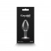 Стеклянная анальная пробка NS Novelties Crystal - Desires - Red Heart - Medium - 3