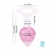 Анальна пробка Liebe Seele Heart-shaped Crystal Anal Plug - Pink Small - 1