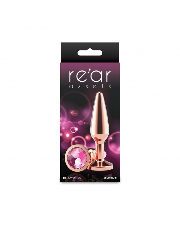 Анальна пробка NS Novelties Rear Assets - Tapered - Medium - Rose Gold - Pink - 2