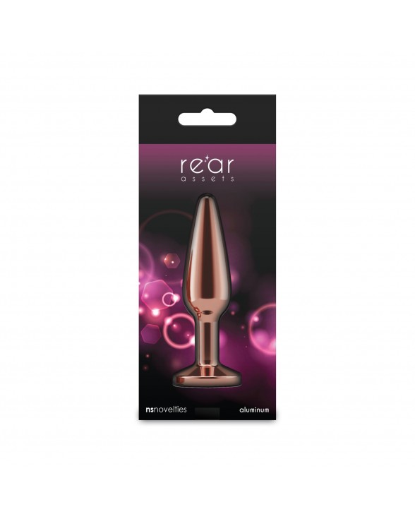 Анальна пробка NS Novelties Rear Assets - Tapered - Medium - Rose Gold - Pink - 3