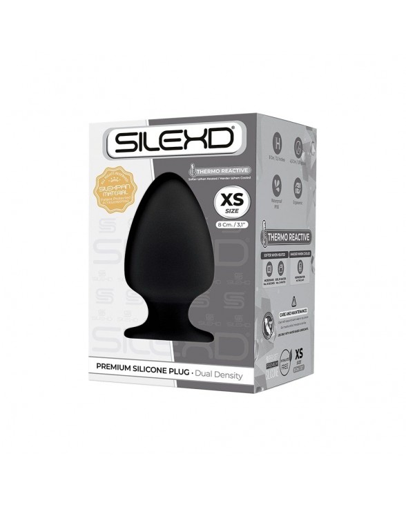 Анальна пробка SilexD (Model 1 size XS) двошарова - 1