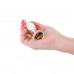 Стеклянная анальная пробка NS Novelties Crystal - Desires - Rainbow Gem - Small - 1