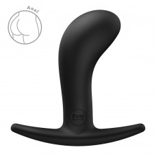 Анальна пробка Fun Factory BOOTIE M Black, тонкий обмежувач