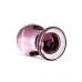 Розовая анальная пробка из стекла Gildo Pink Glass Buttplug - 1