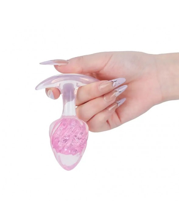 Анальна пробка Liebe Seele Icecream-shaped Crystal Anal Plug - Pink Small - 2