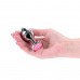 Анальна пробка NS Novelties Rear Assets - Silver - Medium - Pink Gem - 1