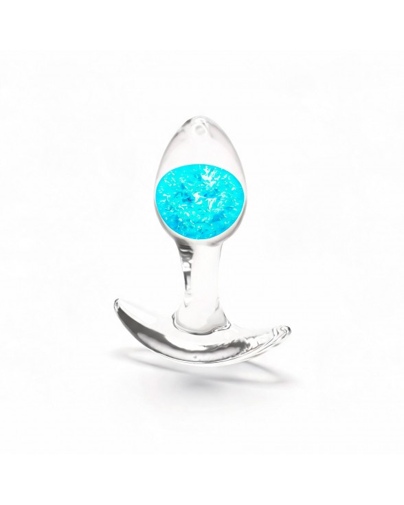 Анальная пробка NS Novelties Cosmic Glams - Small - Blue