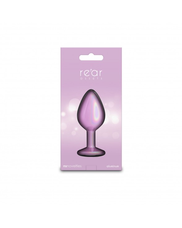 Анальна пробка NS Novelties Rear Assets - Iridescent Pink - Medium - Pink - 3