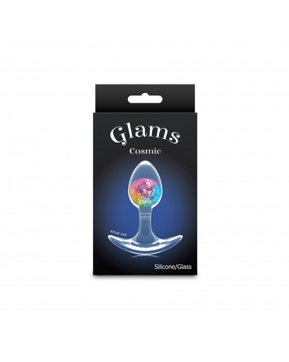 Анальна пробка NS Novelties Cosmic Glams - Small - Rainbow - 2