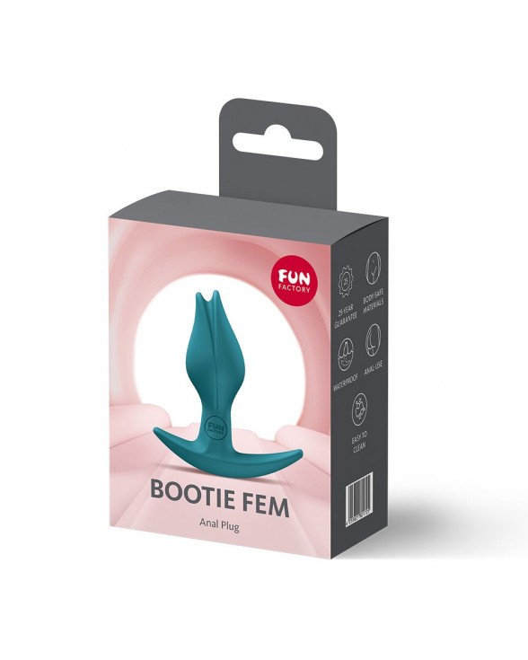Анальна пробка Fun Factory BOOTIE FEM Bottle Green, у вигляді бутона - 6