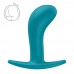 Анальна пробка Fun Factory BOOTIE L Aquamarine, тонкий обмежувач - 1