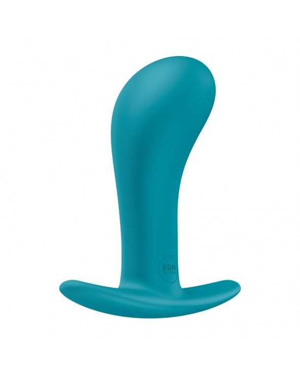 Анальна пробка Fun Factory BOOTIE L Aquamarine, тонкий обмежувач - 2