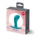 Анальна пробка Fun Factory BOOTIE L Aquamarine, тонкий обмежувач - 6