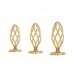 Анальна пробка LOCKINK SEVANDA Hollow Spiral Golden Metal Anal Plug - L size - 9