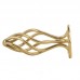 Анальна пробка LOCKINK SEVANDA Hollow Spiral Golden Metal Anal Plug - L size - 3