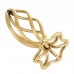 Анальна пробка LOCKINK SEVANDA Hollow Spiral Golden Metal Anal Plug - L size - 4