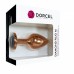 Металева анальна пробка із прикрасою у вигляді кристалу Dorcel - Diamond Plug Rose Gold M - 4
