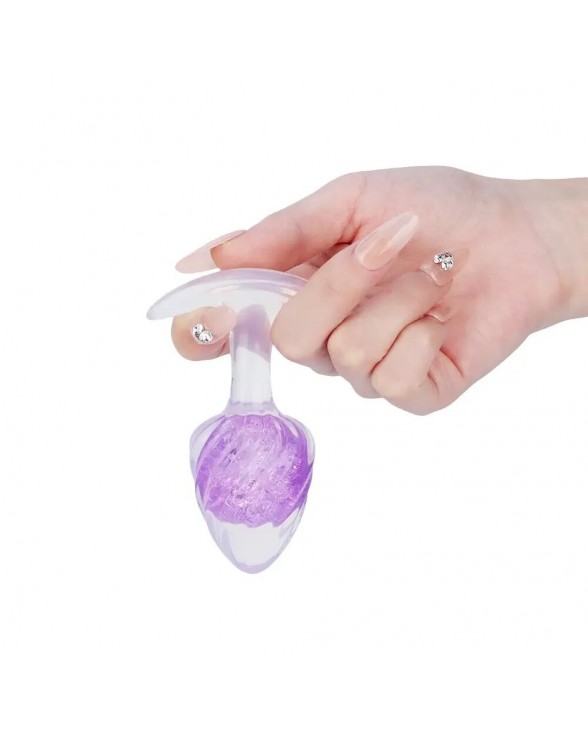 Анальна пробка Liebe Seele Icecream-shaped Crystal Anal Plug - Purple Medium - 2