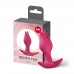 Анальна пробка Fun Factory BOOTIE FEM Raspberry, у вигляді бутона - 5