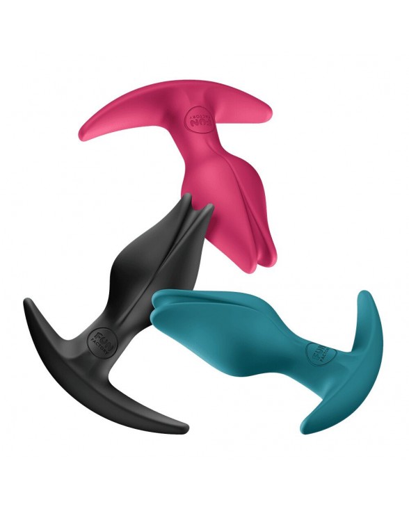 Анальна пробка Fun Factory BOOTIE FEM Raspberry, у вигляді бутона - 7