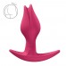 Анальна пробка Fun Factory BOOTIE FEM Raspberry, у вигляді бутона - 3