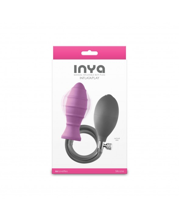 Надувна анальна пробка NS Novelties INYA - InflataPlay - Pink - 2