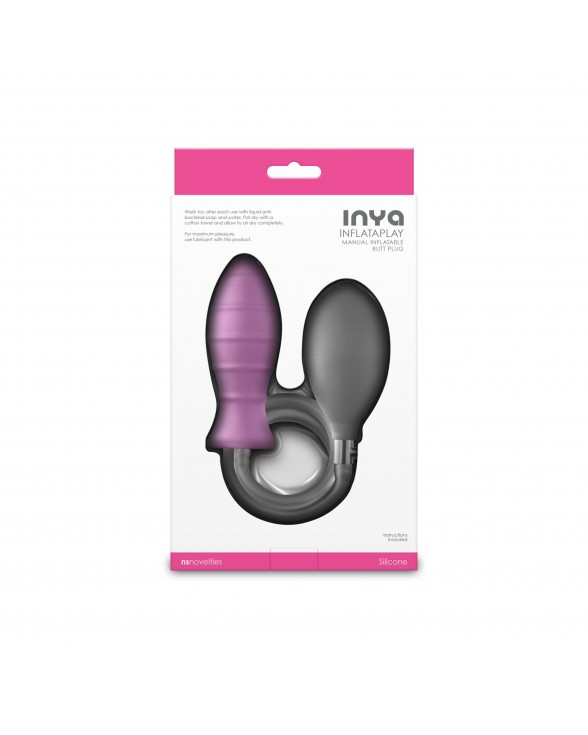 Надувна анальна пробка NS Novelties INYA - InflataPlay - Pink - 3