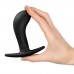 Анальна пробка Fun Factory BOOTIE L Black, тонкий обмежувач - 4