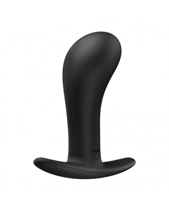 Анальна пробка Fun Factory BOOTIE L Black, тонкий обмежувач - 2