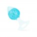 Анальна пробка Liebe Seele Heart-shaped Crystal Anal Plug - Blue Small