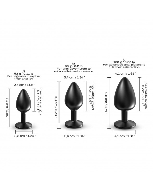 Анальная пробка Dorcel ONIX PLUG L - 3
