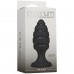 Анальний плаг зі спіральним каналом Doc Johnson Platinum Premium Silicone — The Blast — Black - 1