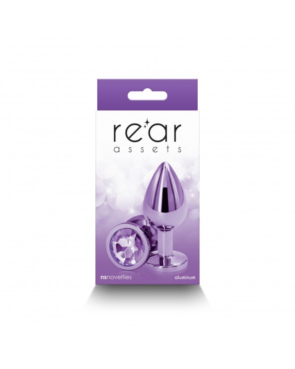 Анальна пробка NS Novelties Rear Assets - Medium - Purple - 2