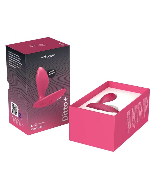 Анальна смарт-вібропробка We-Vibe Ditto+ Cosmic Pink з пультом ДК - 7
