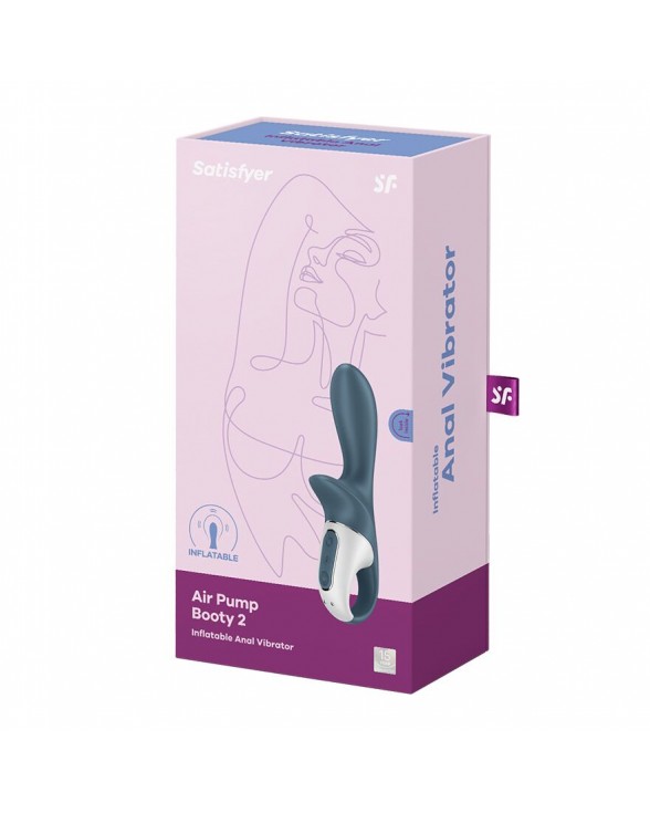 Анальный надувной вибратор Satisfyer Air Pump Booty 2 - 4