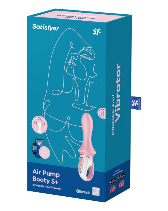 Анальный смарт-вибратор Satisfyer Air Pump Booty 5+. - 7