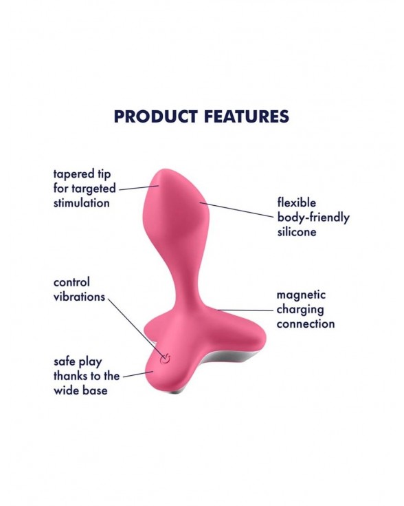 Анальна пробка з вібрацією Satisfyer Game Changer Pink - 3