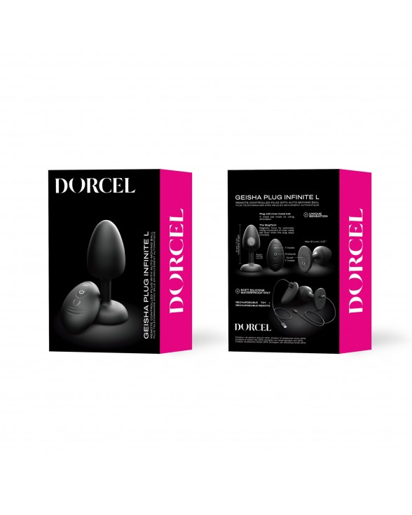 Анальная вибропробка Dorcel GEISHA PLUG INFINITE L - 5