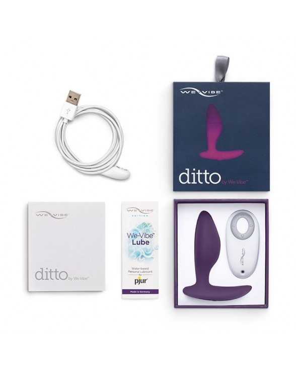 Анальна смарт-вібропробка We-Vibe Ditto Purple - 8