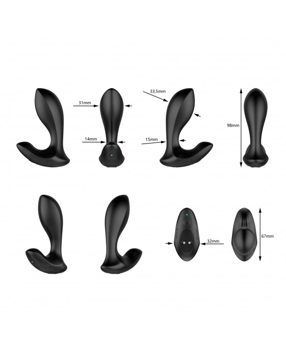 Анальная вибропробка Nexus DUO Plug Small - 1