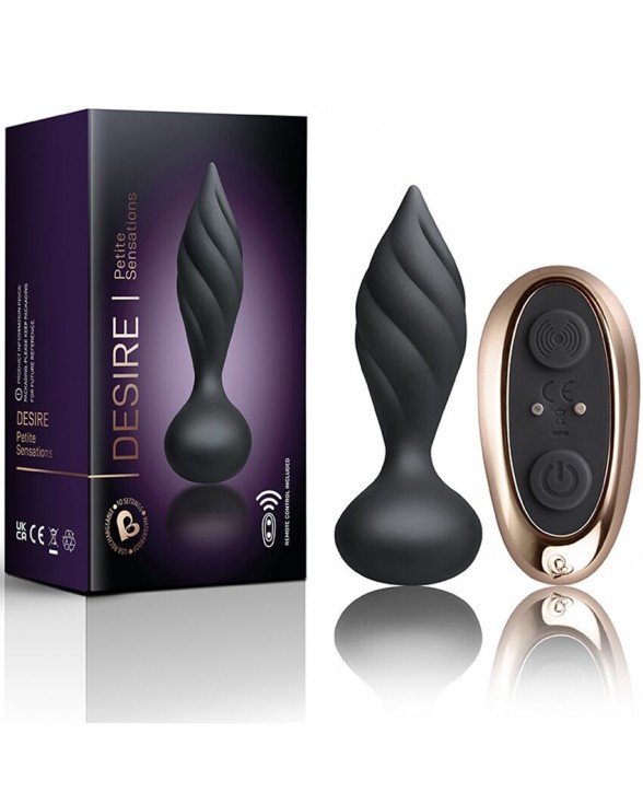 Анальная вибропробка Rocks Off Petite Sensations – Desire Black - 2