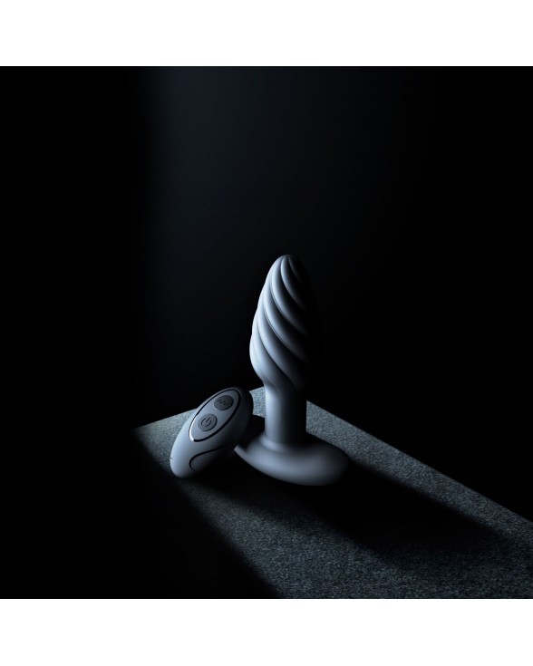 Анальная пробка с вибрацией и жемчужным массажем Dorcel Spin Plug - 5