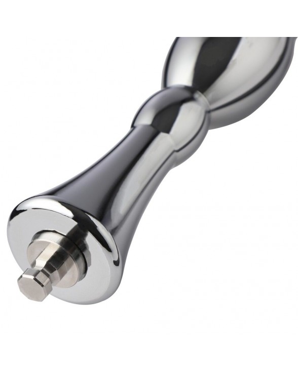 Металлический анальный плаг для секс-машин Hismith Bullet Anal Toy, система KlicLok - 4