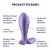 Анальная смарт-пробка с вибрацией Satisfyer Intensity Plug Purple - 5