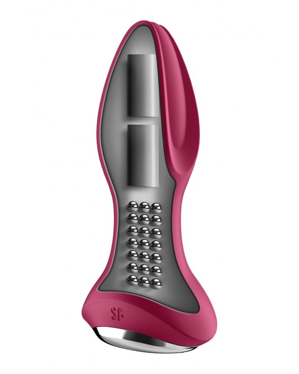 Анальная вибропробка с жемчужным массажем Satisfyer Rotator Plug 2+ Violet - 2