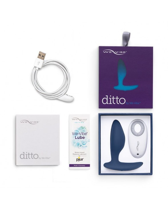 Анальная смарт-вибропробка We-Vibe Ditto Moonlight Blue - 13