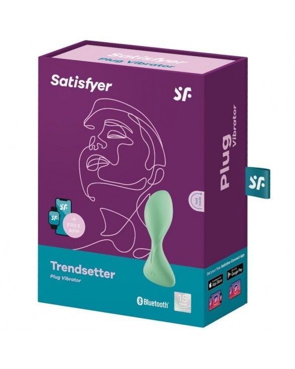Анальна смартпробка з вібрацією Satisfyer Trendsetter Green - 3