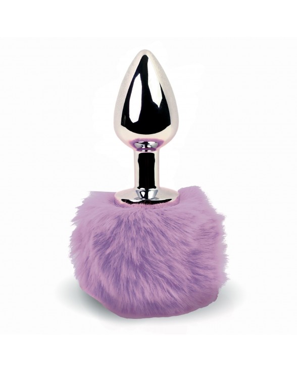Анальная пробка FeelzToys - Bunny Tails Butt Plug Purple