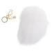 Металлическая анальная пробка Кроличий хвост LOCKINK SEVANDA White Bunny-Tail - 1